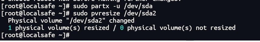 CentOS7 根目录扩容
