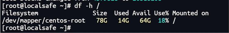 CentOS7 根目录扩容