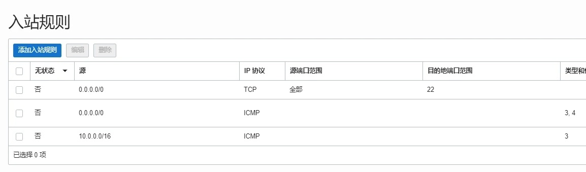 甲骨文云Oracle Cloud端口开放