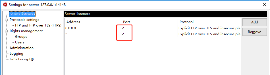FileZilla Server 新版配置教程