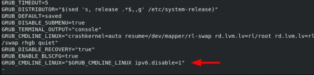 如何在RHEL、Rocky和AlmaLinux中禁用或启用IPv6