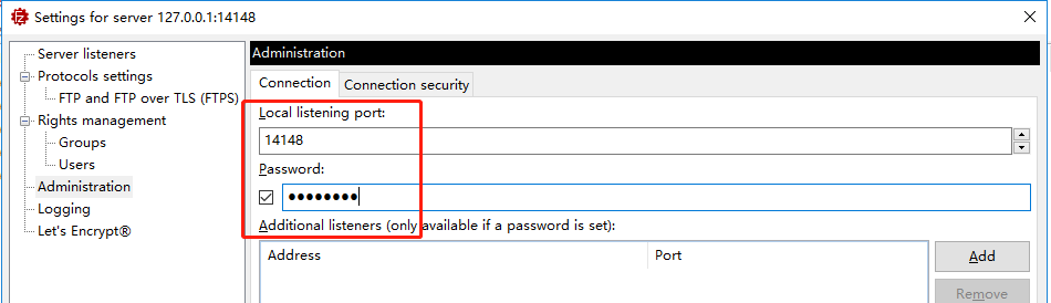 FileZilla Server 新版配置教程