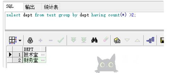 sql查找一列中某一数值出现次数大于2的记录