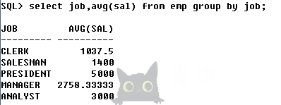 分类汇总group by的使用