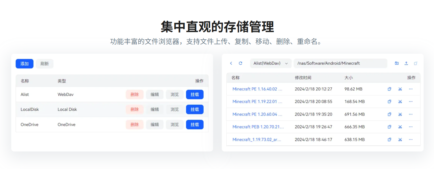 NetMount -统一管理和挂载云存储设施