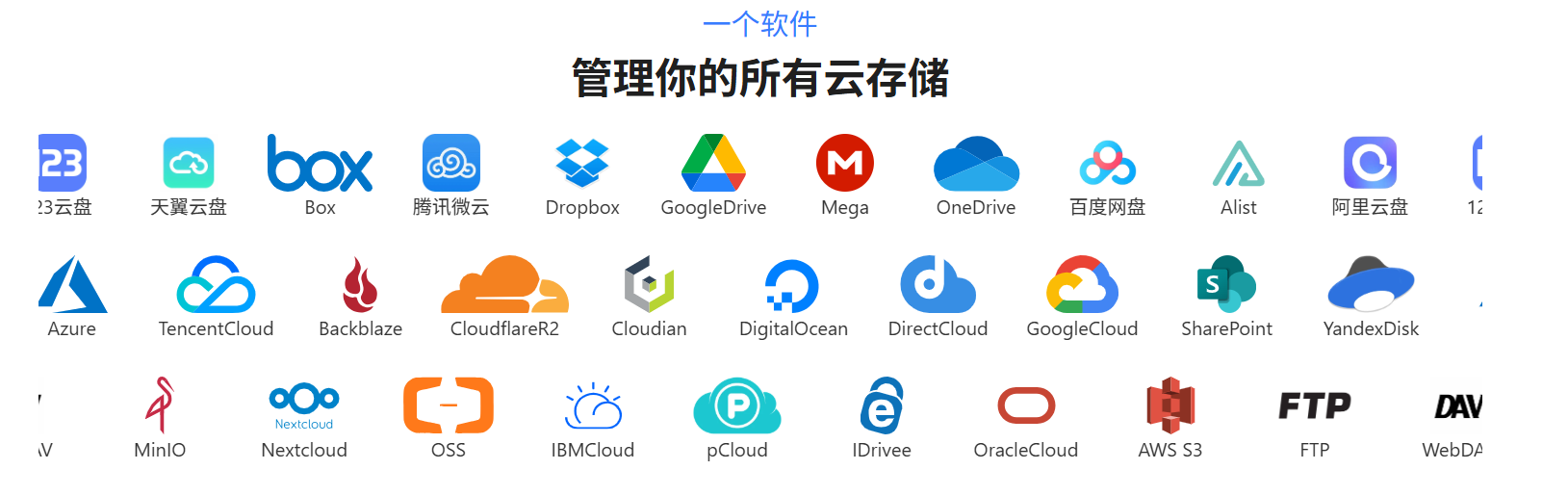 NetMount -统一管理和挂载云存储设施